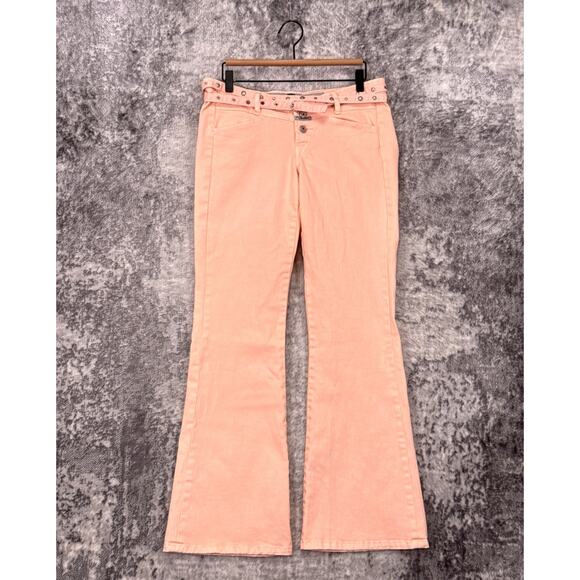 Vintage Marithe Francois Girbaud MFG Jeans 30 Womens Pink Denim Y2K Low Rise - Picture 1 of 7